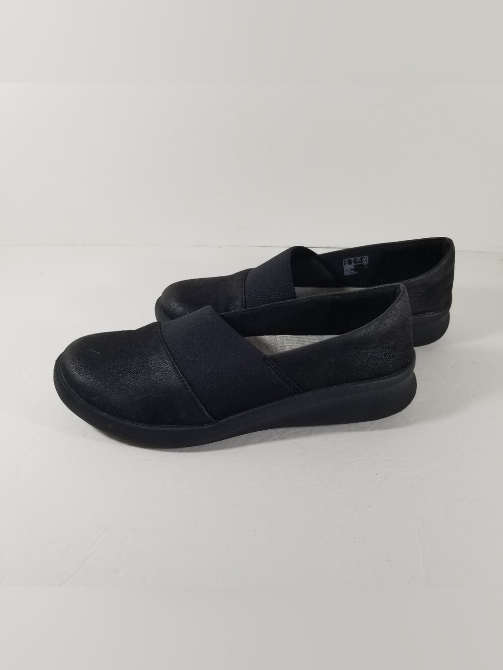 Clarks Cloudsteppers Sillian 2.0 Moon Slip On Shoes Women's Size 7M Black